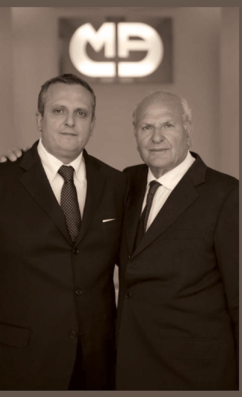 Luigi Francesco Modesti insieme al padre, Cav. Armando Modesti